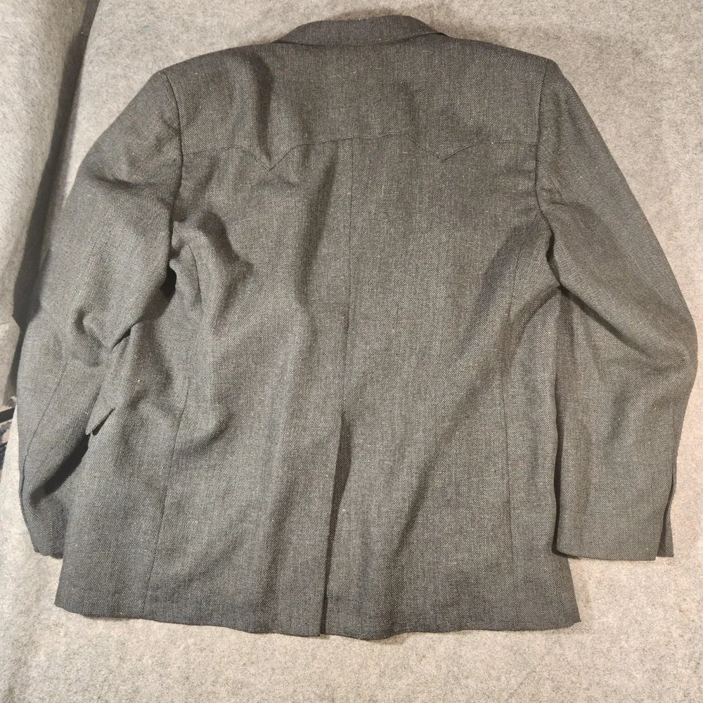Vintage Circle S Mens Western Blazer Sport Coat Cowboy Ranch Wear 48R USA